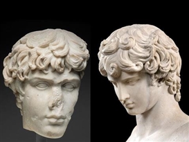 A Portrait of Antinous, in Two Parts at The Art Institute of Chicago